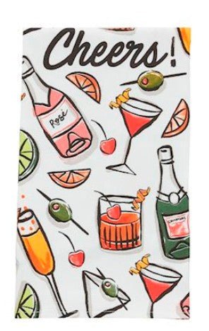 Bar Towels - Assorted Kitchen + Entertaining Mudpie Cheers