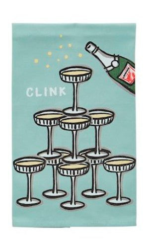 Bar Towels - Assorted Kitchen + Entertaining Mudpie Clink
