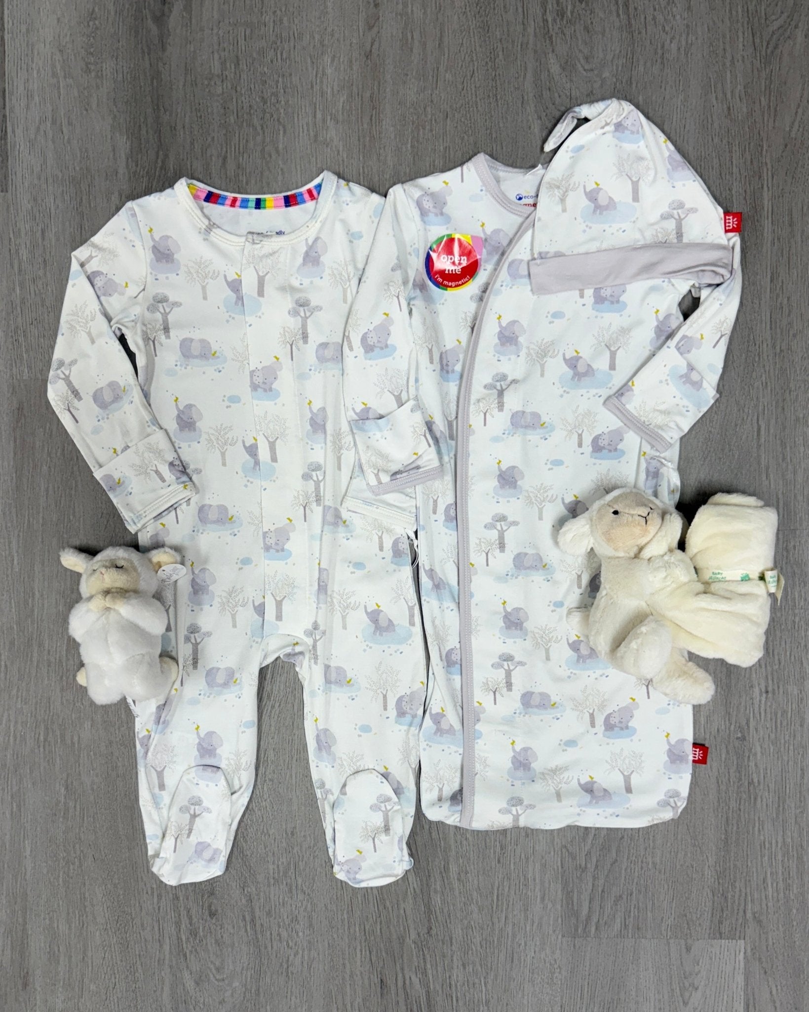 Big Love Modal Footie Baby Sleepwear Magnetic Me