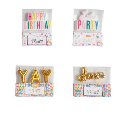 Birthday Candle Sets - Assorted Kitchen + Entertaining Mudpie