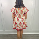 Blair Mini - Peach Bud Short Dresses Clara the Label