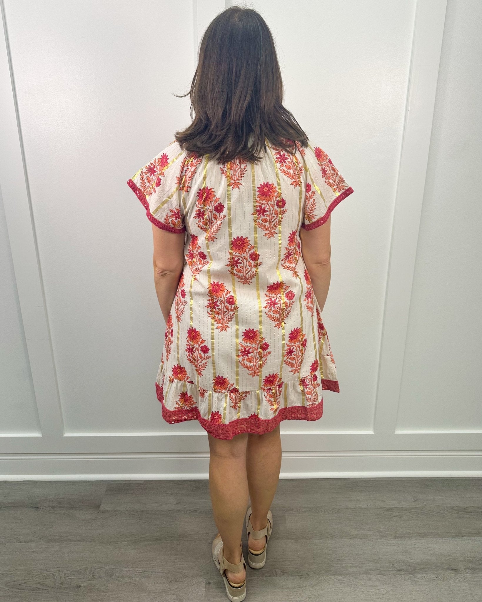 Blair Mini - Peach Bud Short Dresses Clara the Label