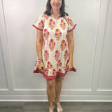 Blair Mini - Peach Bud Short Dresses Clara the Label