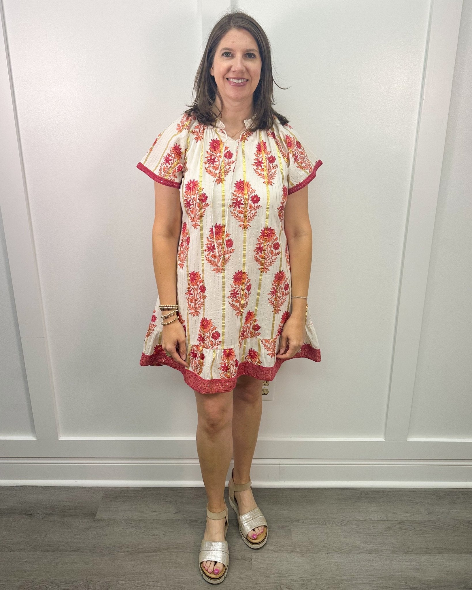 Blair Mini - Peach Bud Short Dresses Clara the Label