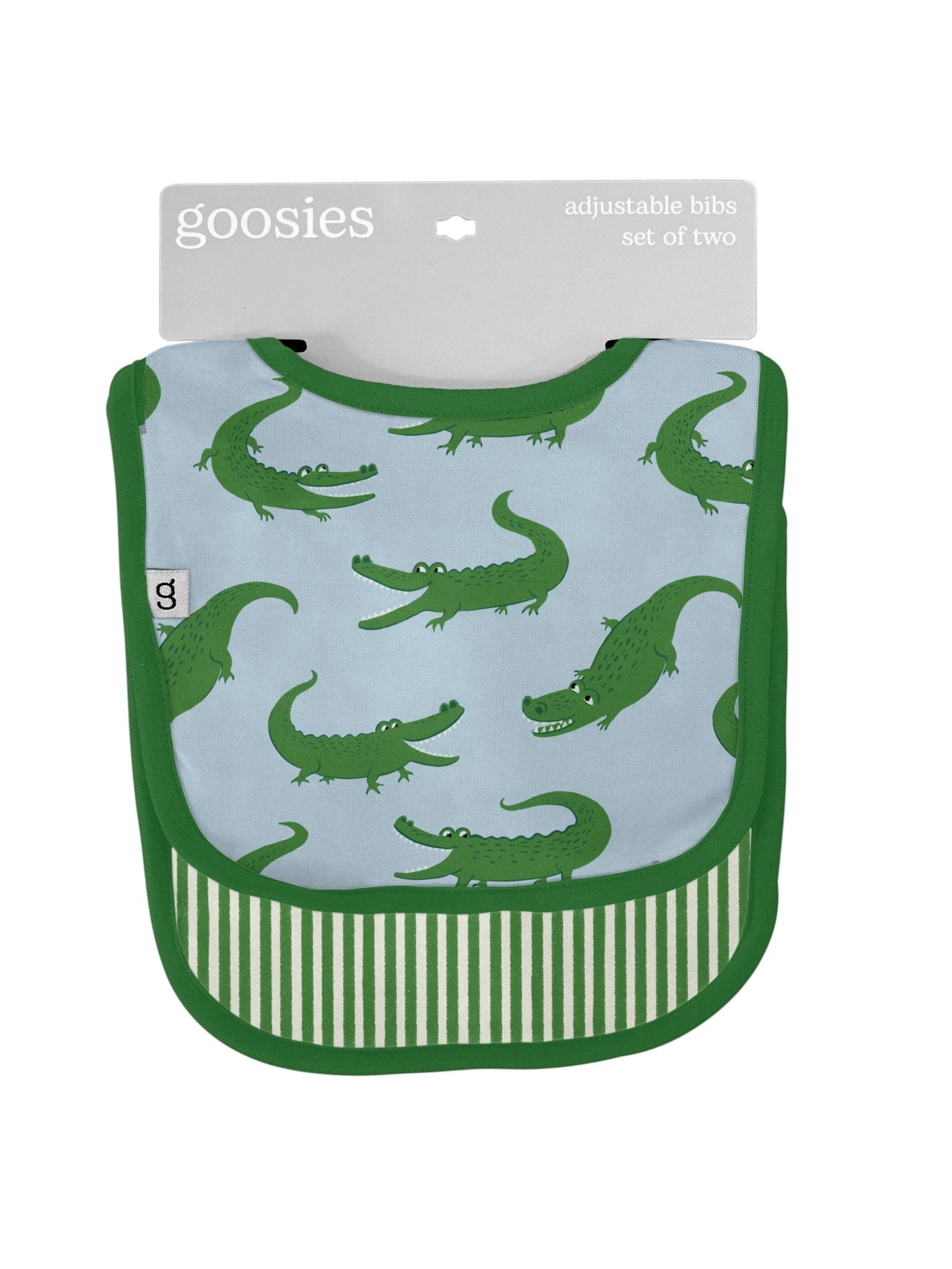 Blue Alligators - Bib Set Baby Accessories Goosies