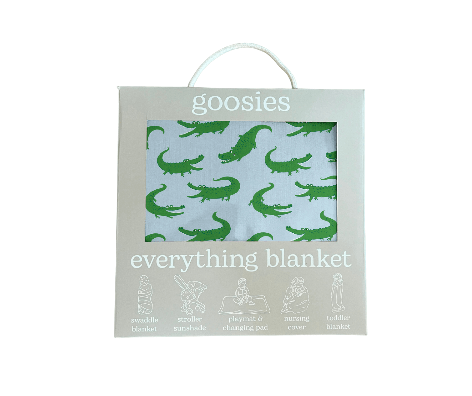 Blue Alligators - Everything Blanket Baby Accessories Goosies