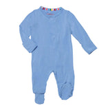 Blue Skies Modal Magnetic Footie Baby Sleepwear Magnetic Me