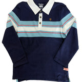 Blue Stripes Rugby Polo Boys Sweaters + Sweatshirts Hatley