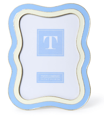 Blue Waves 5x7 Frame Home Decor Two's Company
