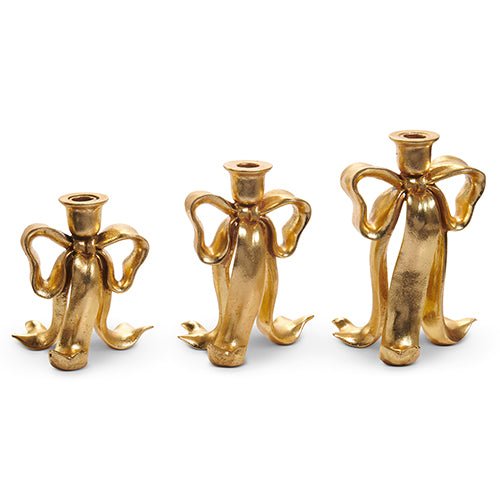 Bow Candlesticks - Assorted - Sugar Babies Children's Boutique/Meg's Shoppe