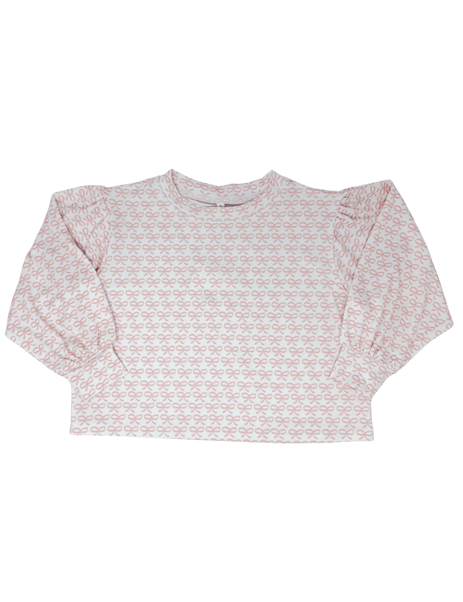 Box Athleisure Shirt - Pink Bows Girls Tops + Tees Honesty