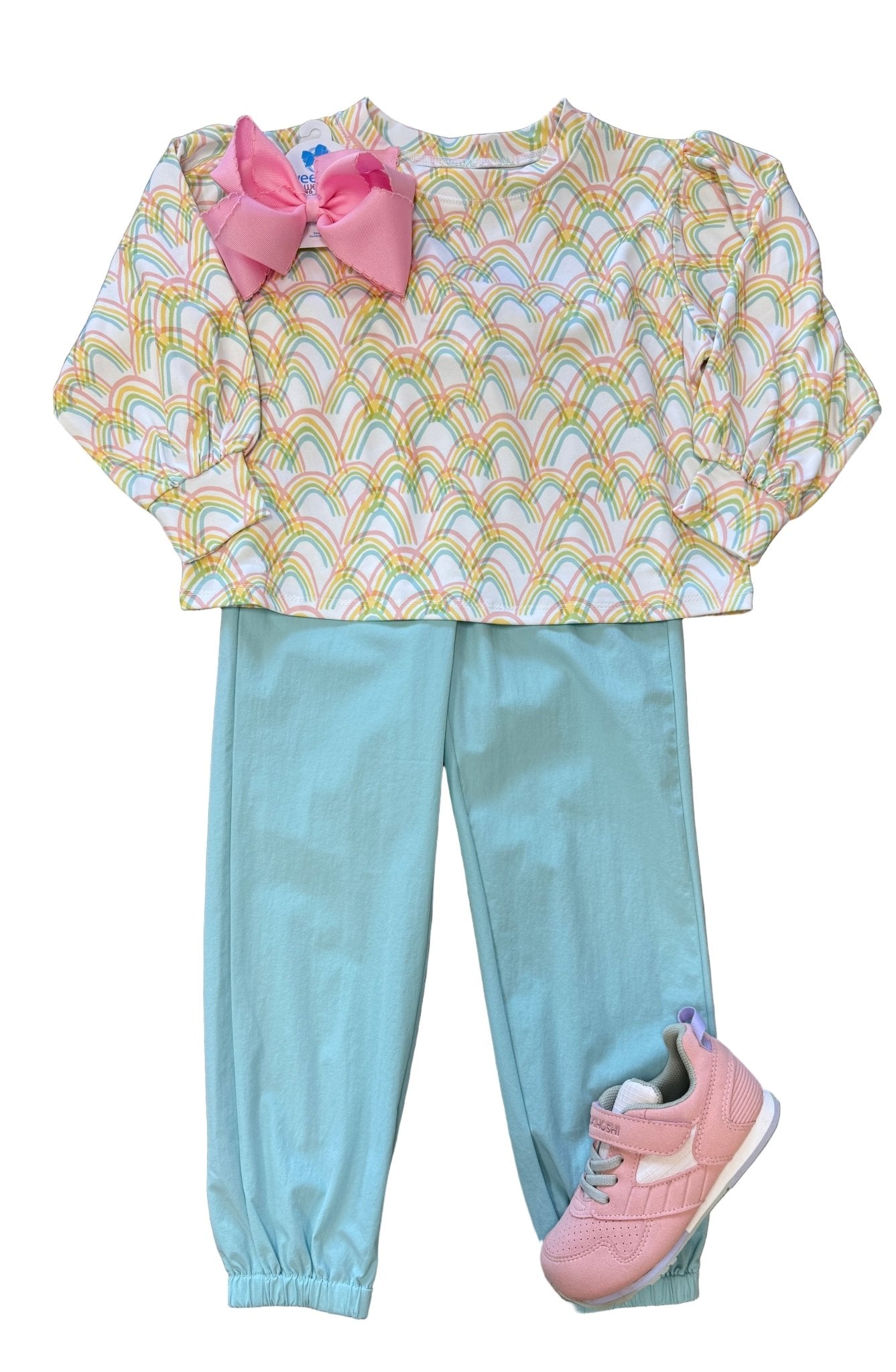 Box Athleisure Shirt - Rainbows Girls Tops + Tees Honesty