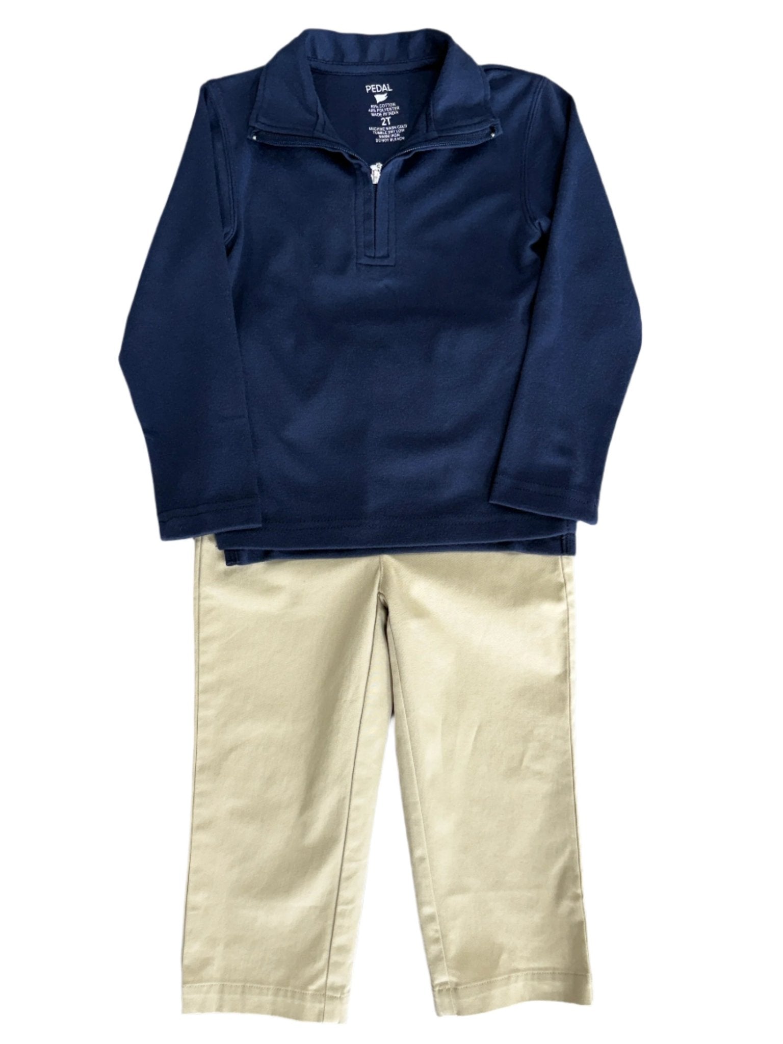 Boys Chino Pants - Khaki Boys Pants Pedal Kidswear