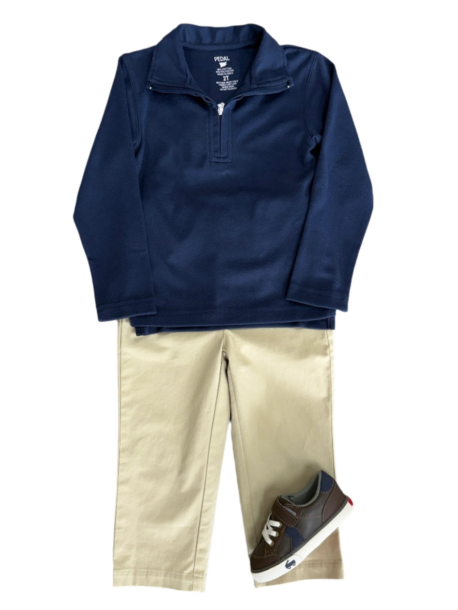 Boys Chino Pants - Khaki Boys Pants Pedal Kidswear