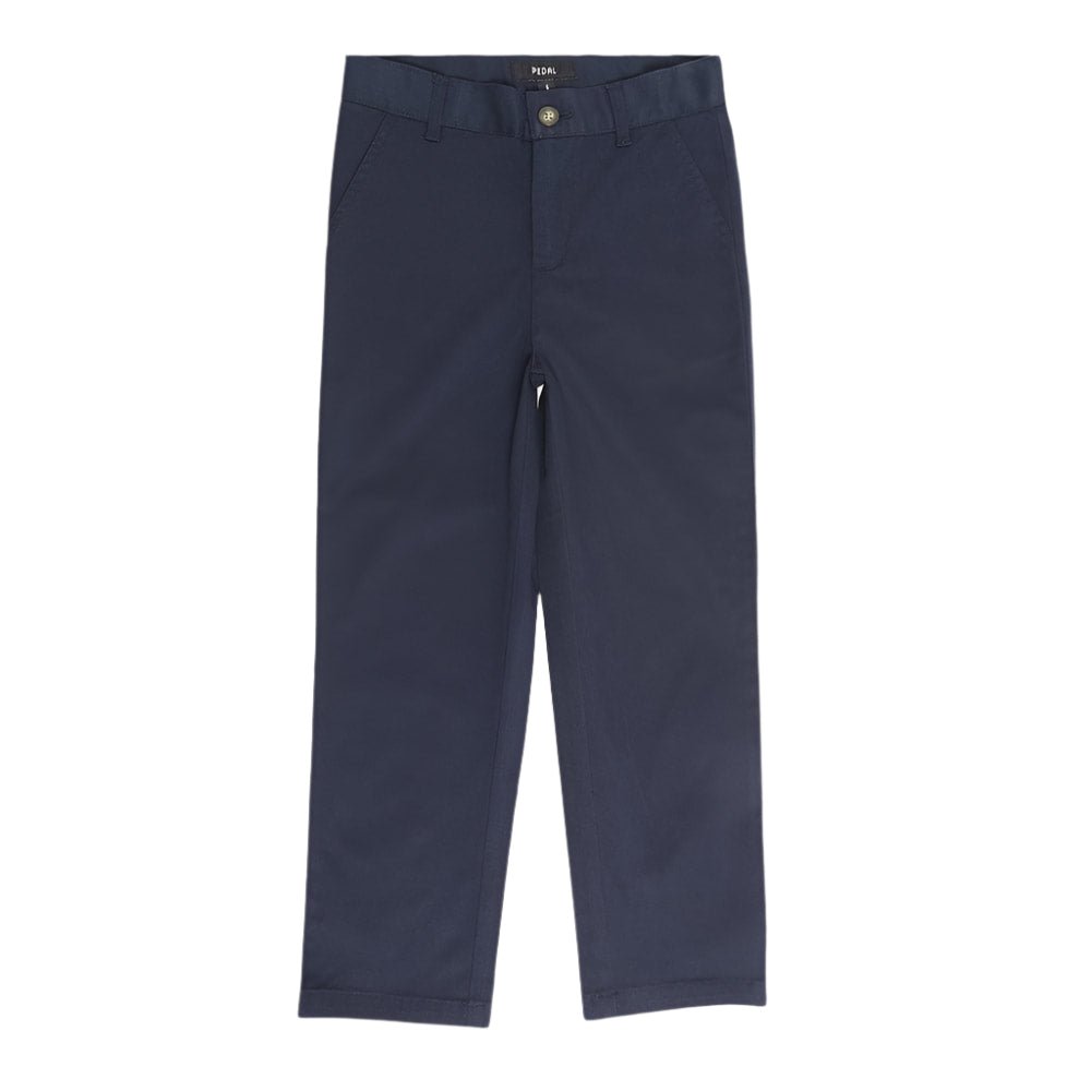 Boys Chino Pants - Navy Boys Pants Pedal Kidswear