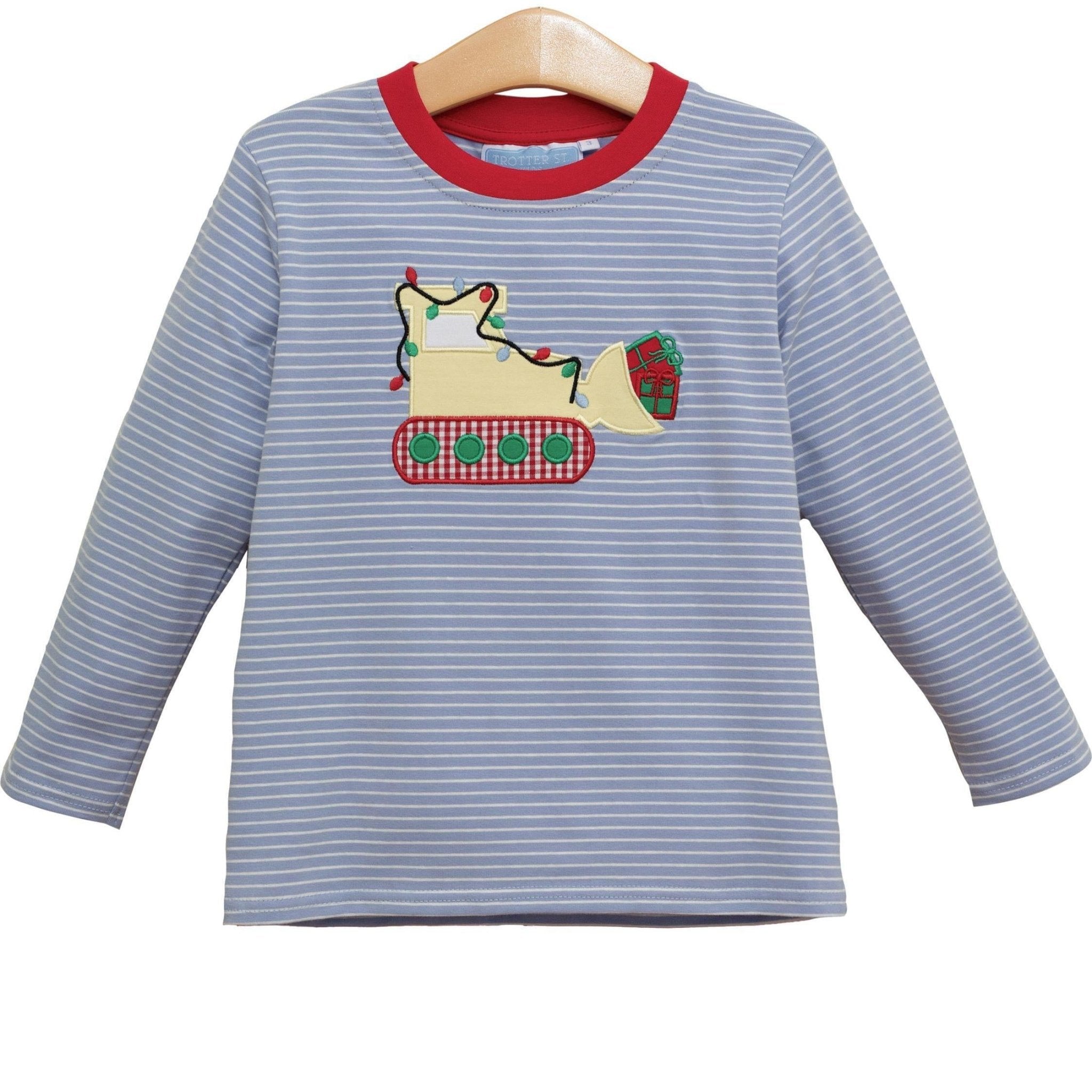 Boys Constructing Christmas Shirt Boys Shirts + Polos Trotter Street Kids
