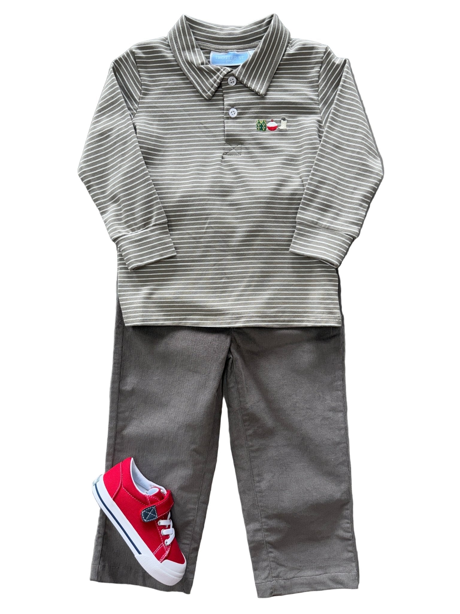 Boys Fishing Trio Polo Boys Shirts + Polos Trotter Street Kids
