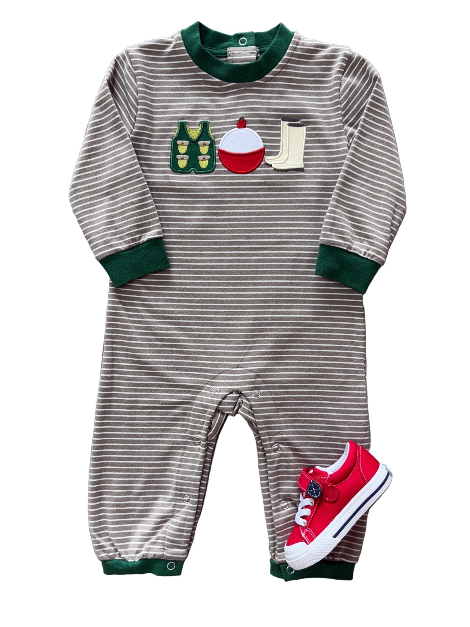 Boys Fishing Trio Romper Girls Bubbles + Rompers Trotter Street Kids
