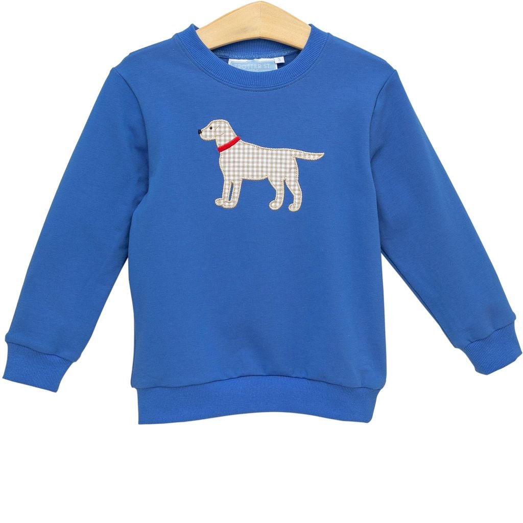Boys French Terry Pullover - Dog Boys Shirts + Polos Trotter Street Kids