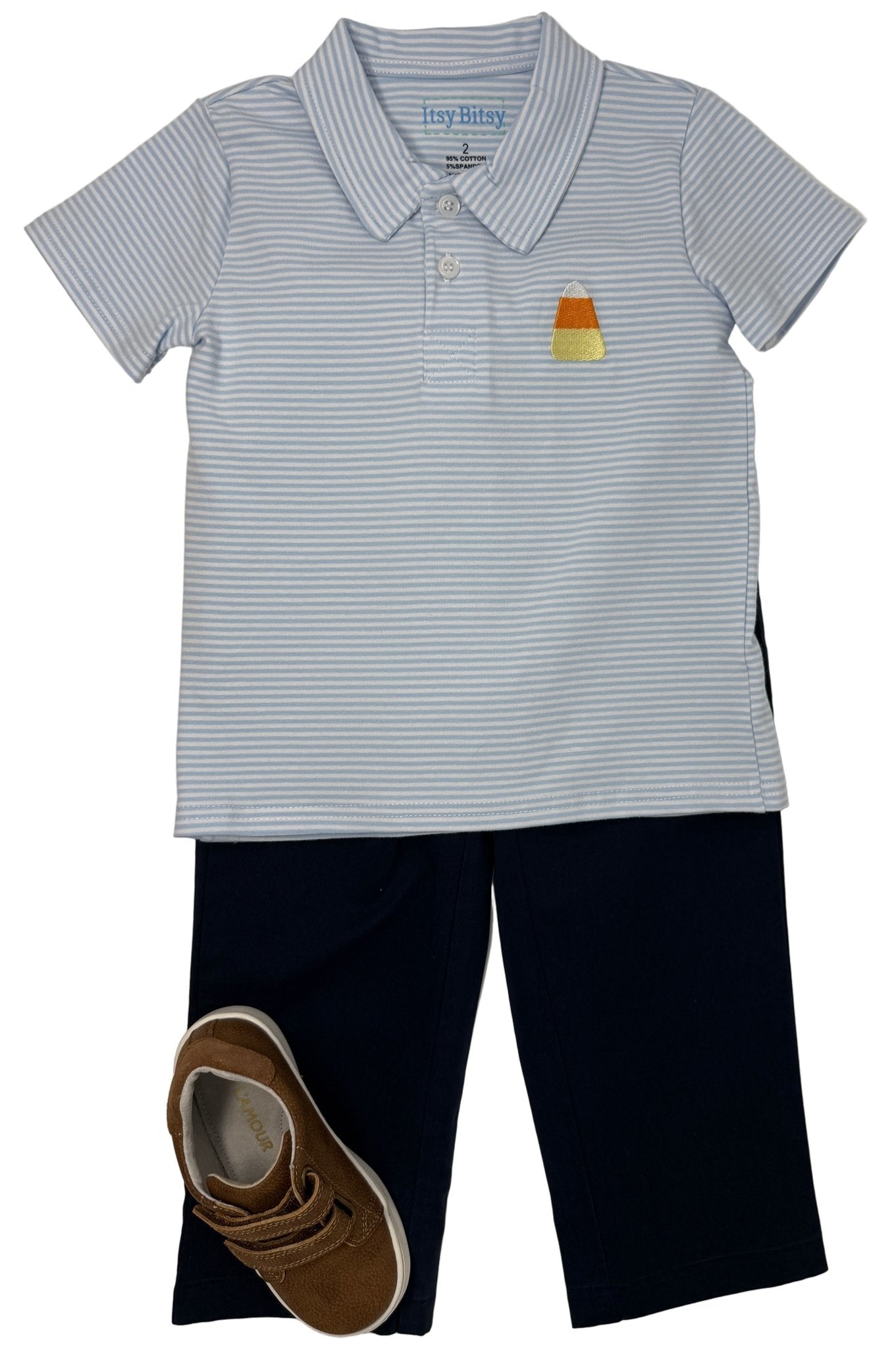 Boys Halloween Candy Polo Boys Shirts + Polos Itsy Bitsy