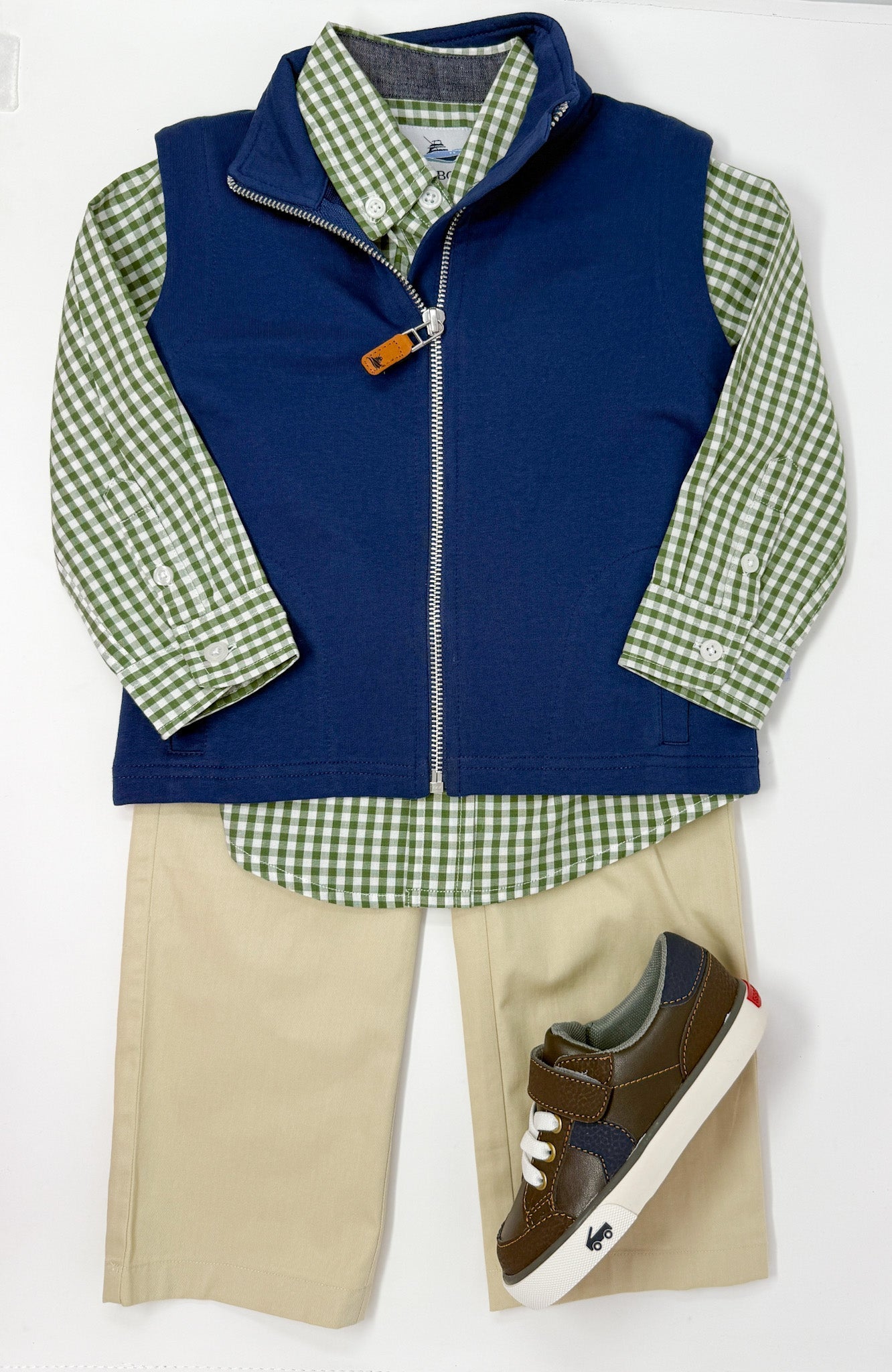 Boy's Knit Vest - Navy Boys Outerwear Southbound
