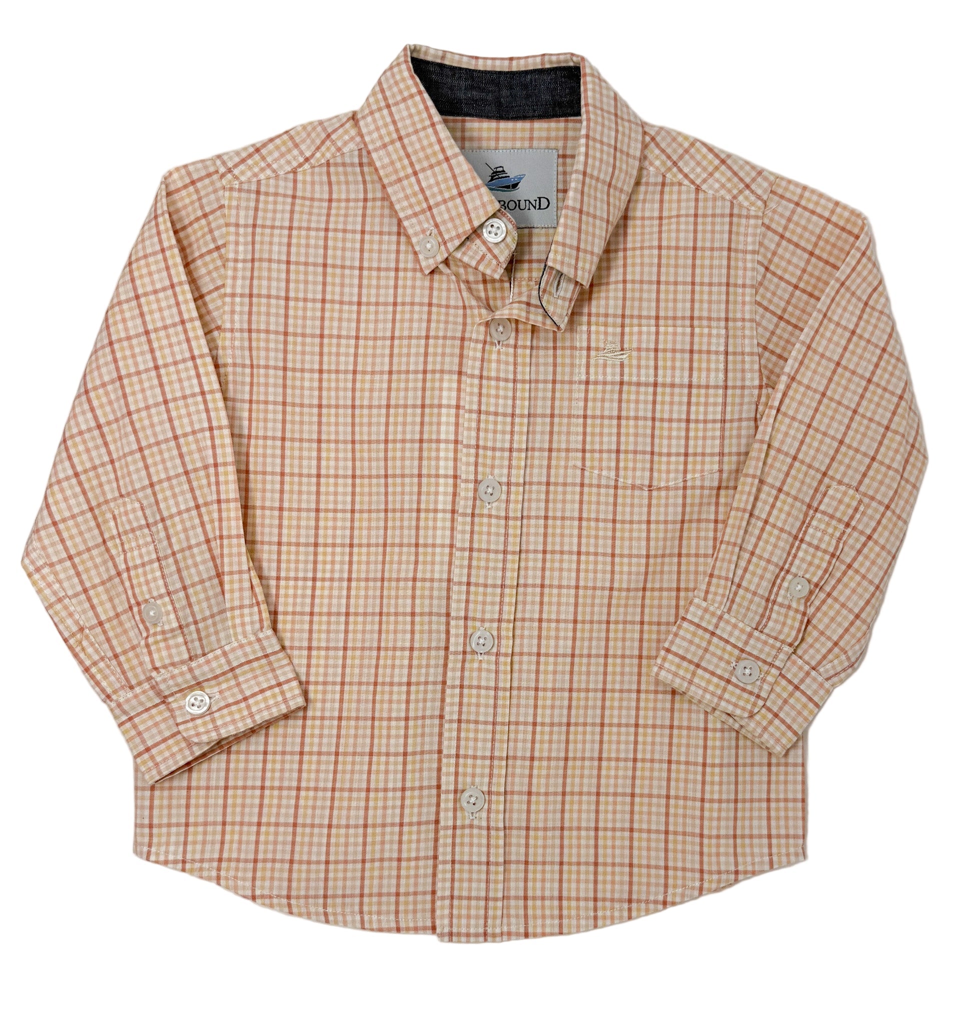 Boy's LS Dress Shirt - Canyon Clay Boys Shirts + Polos Southbound