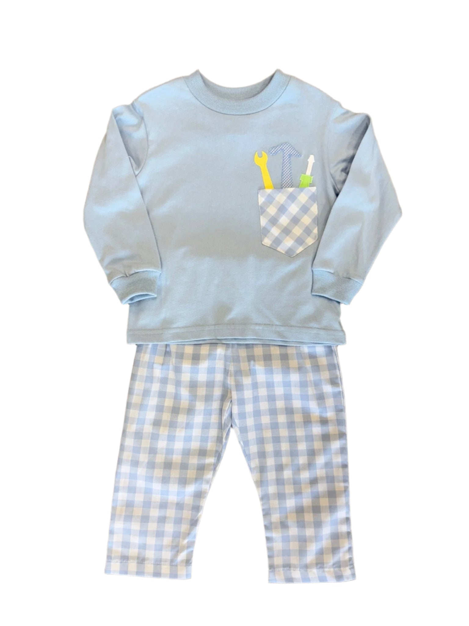 Boys L/S Tools In A Pocket Pants Set Boys Sets Funtasia Too