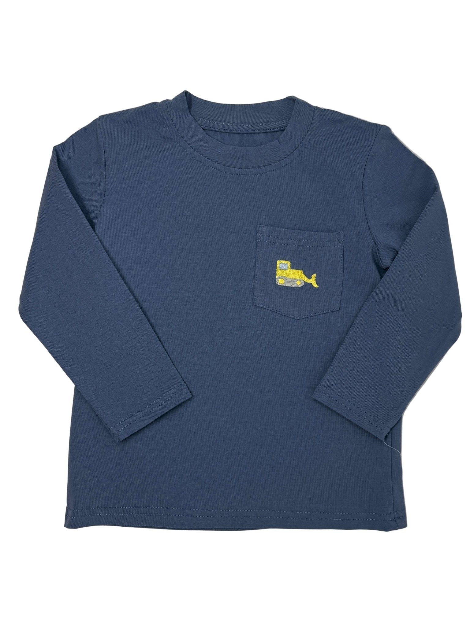 Boys Pocket Tee - Excavator Boys Shirts + Polos Itsy Bitsy