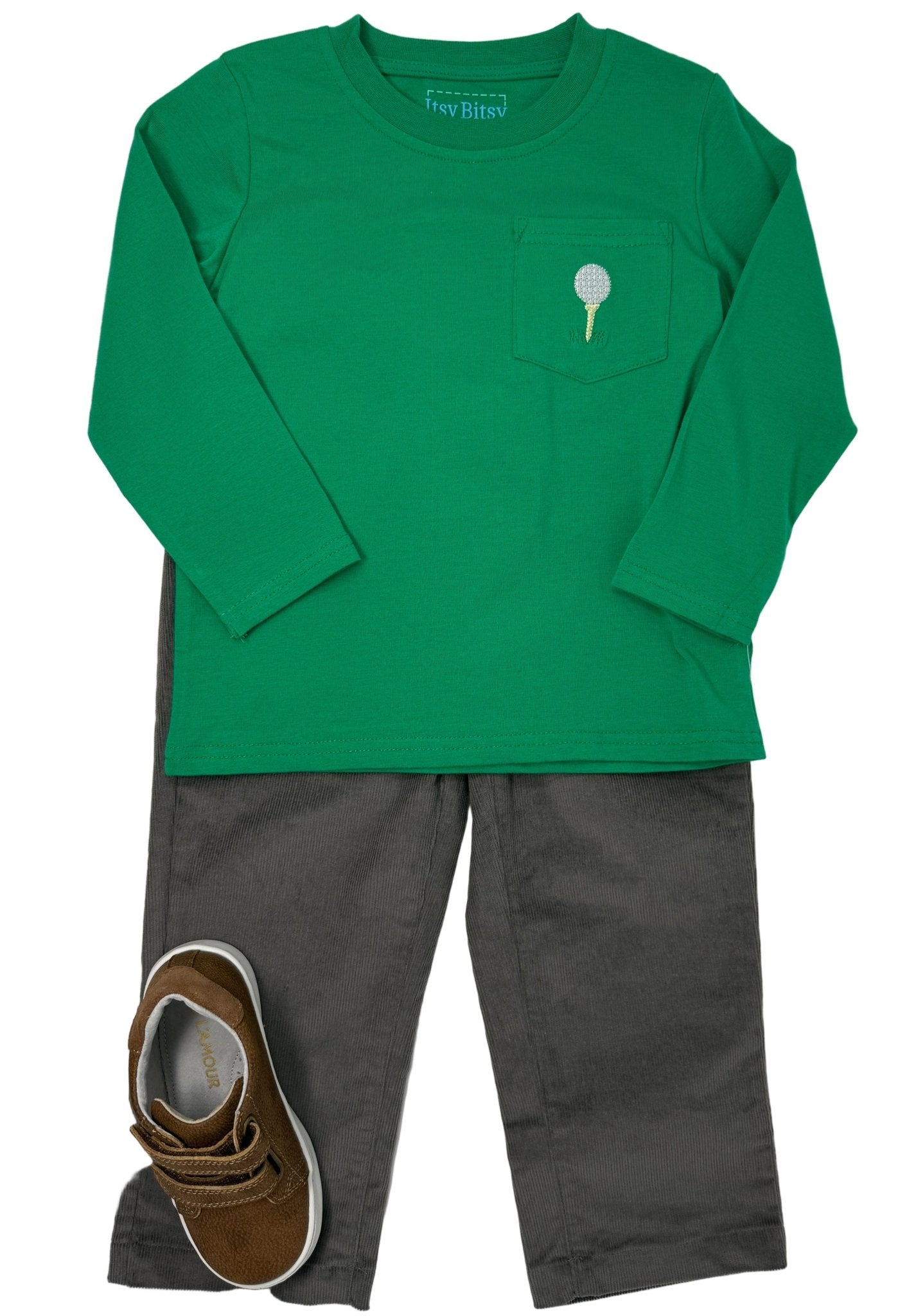 Boys Pocket Tee - Golf Boys Shirts + Polos Itsy Bitsy