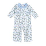 Boys Pumpkins Pima Romper Boys Bubbles + Rompers Baby Loren