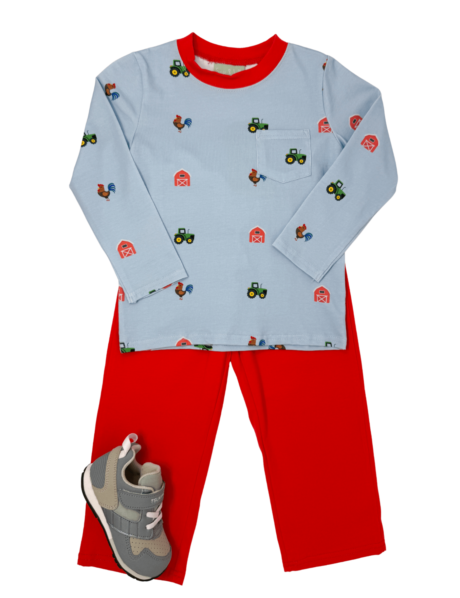 Boy's Set - Farm Boys Sets Sage & Lilly