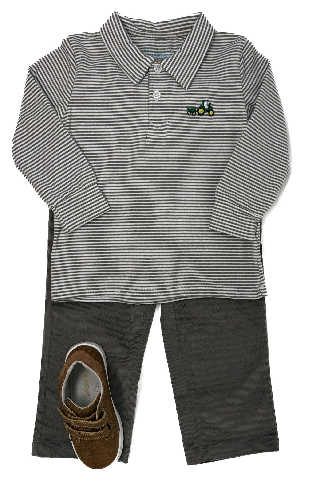 Boys Tractor Polo Boys Shirts + Polos Itsy Bitsy