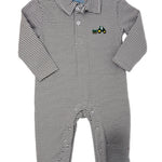 Boys Tractor Polo Romper Boys Bubbles + Rompers Itsy Bitsy