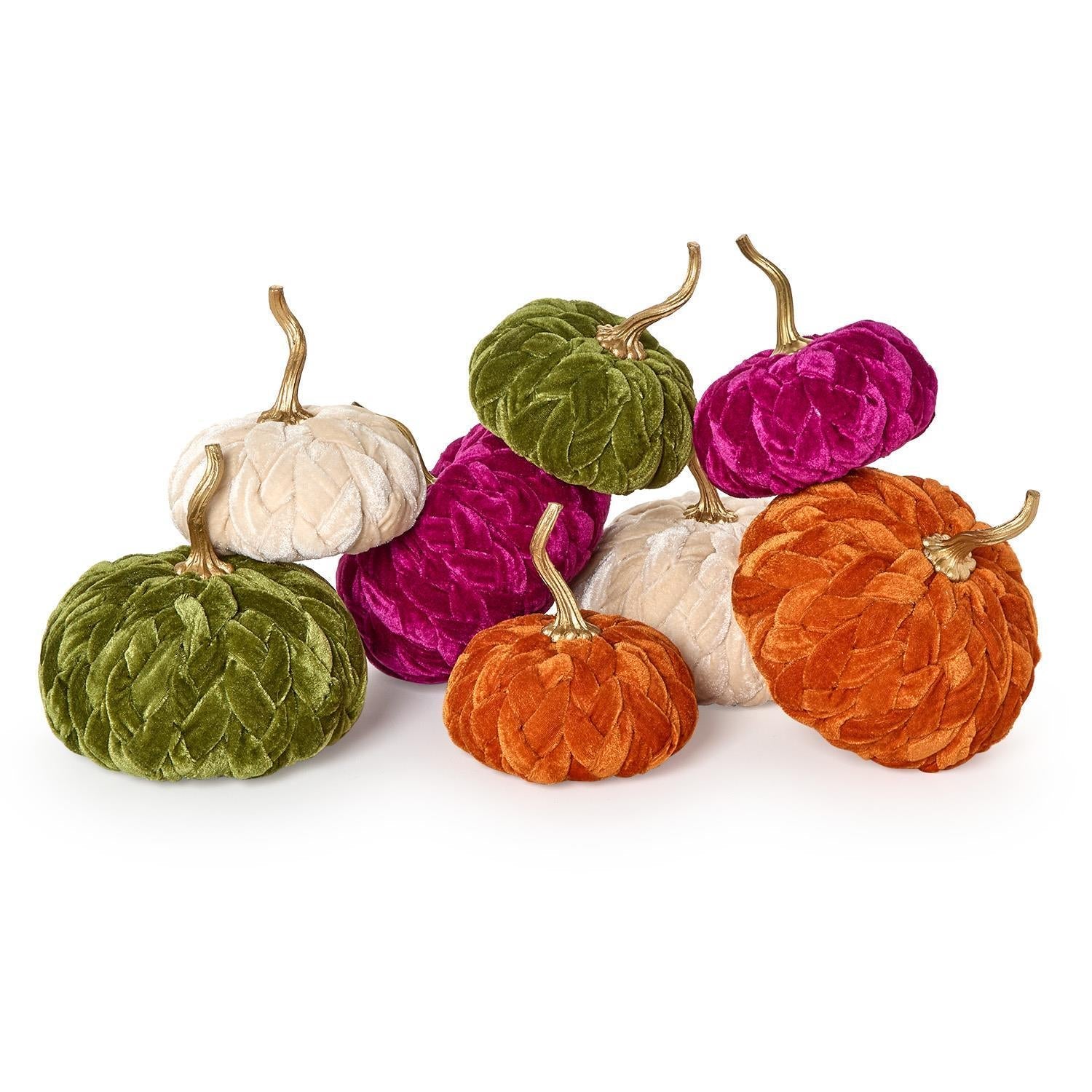Braided Pumpkin Seasonal Two's Company