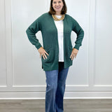 Briar Waffle Knit Cardigan - Ash Jade Sweaters Zenana