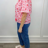 Bristol Blouse - Paradise Pink Tops Victoria Dunn Design