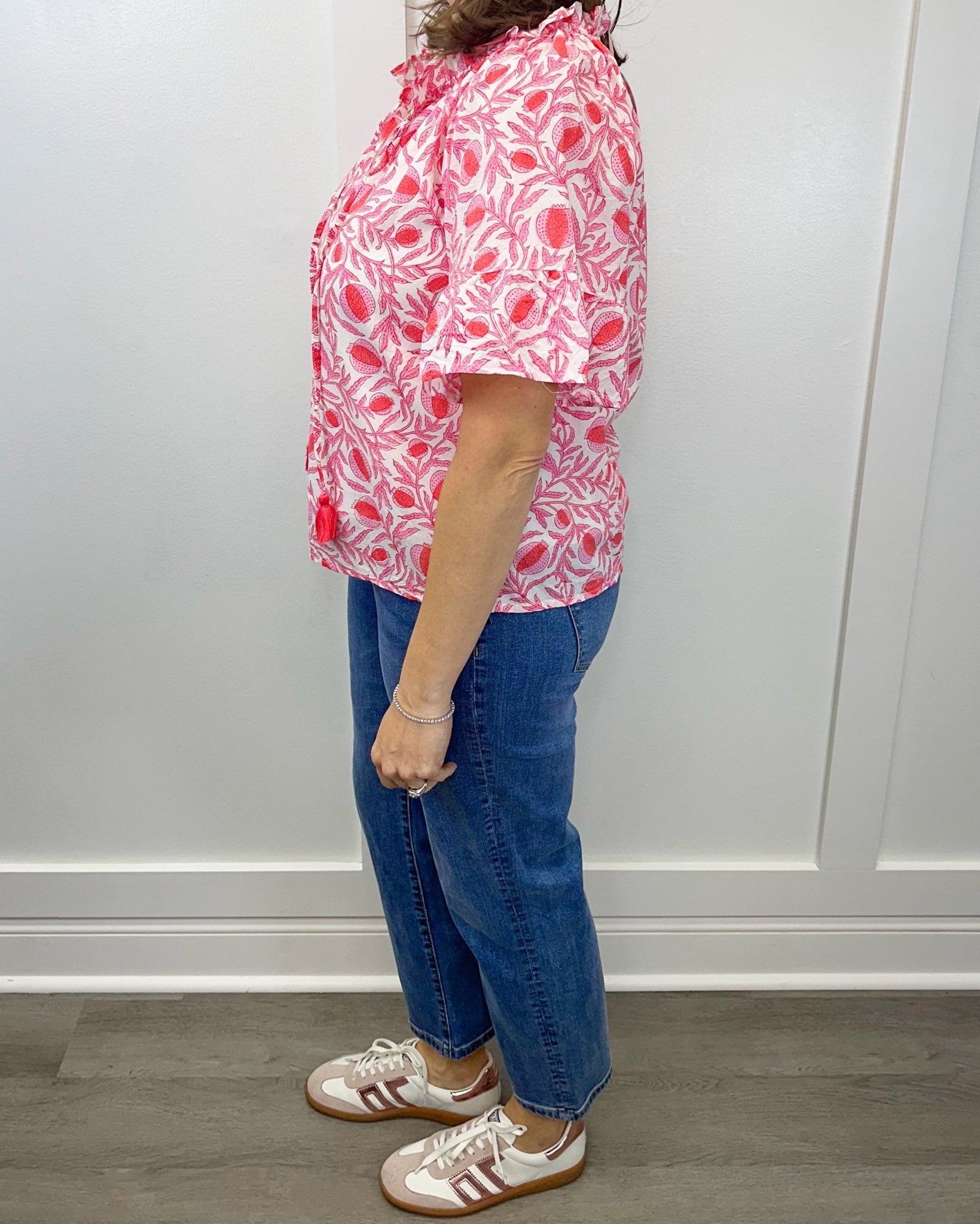 Bristol Blouse - Paradise Pink Tops Victoria Dunn Design