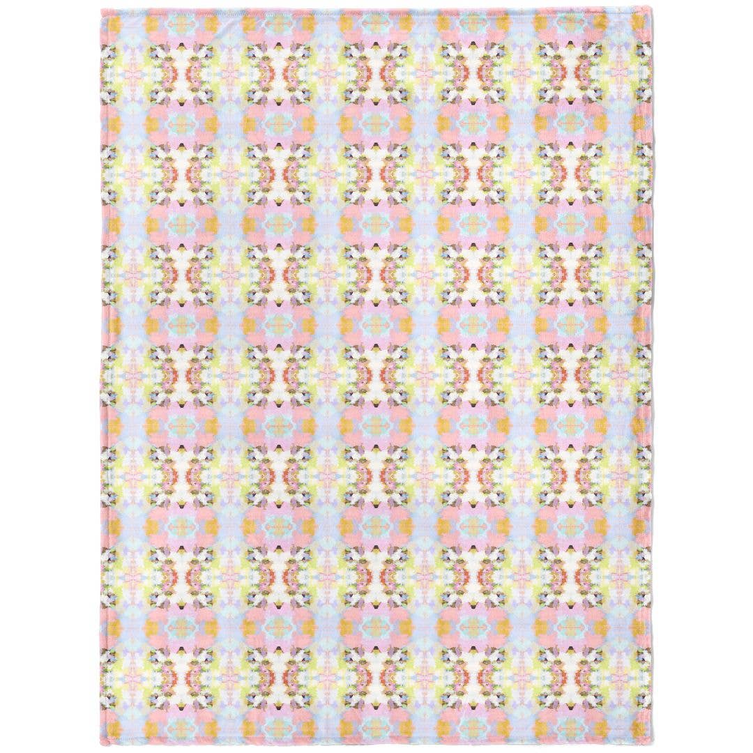 Brooks Avenue Pink Fleece Blanket: One Size Textiles Laura Park Designs