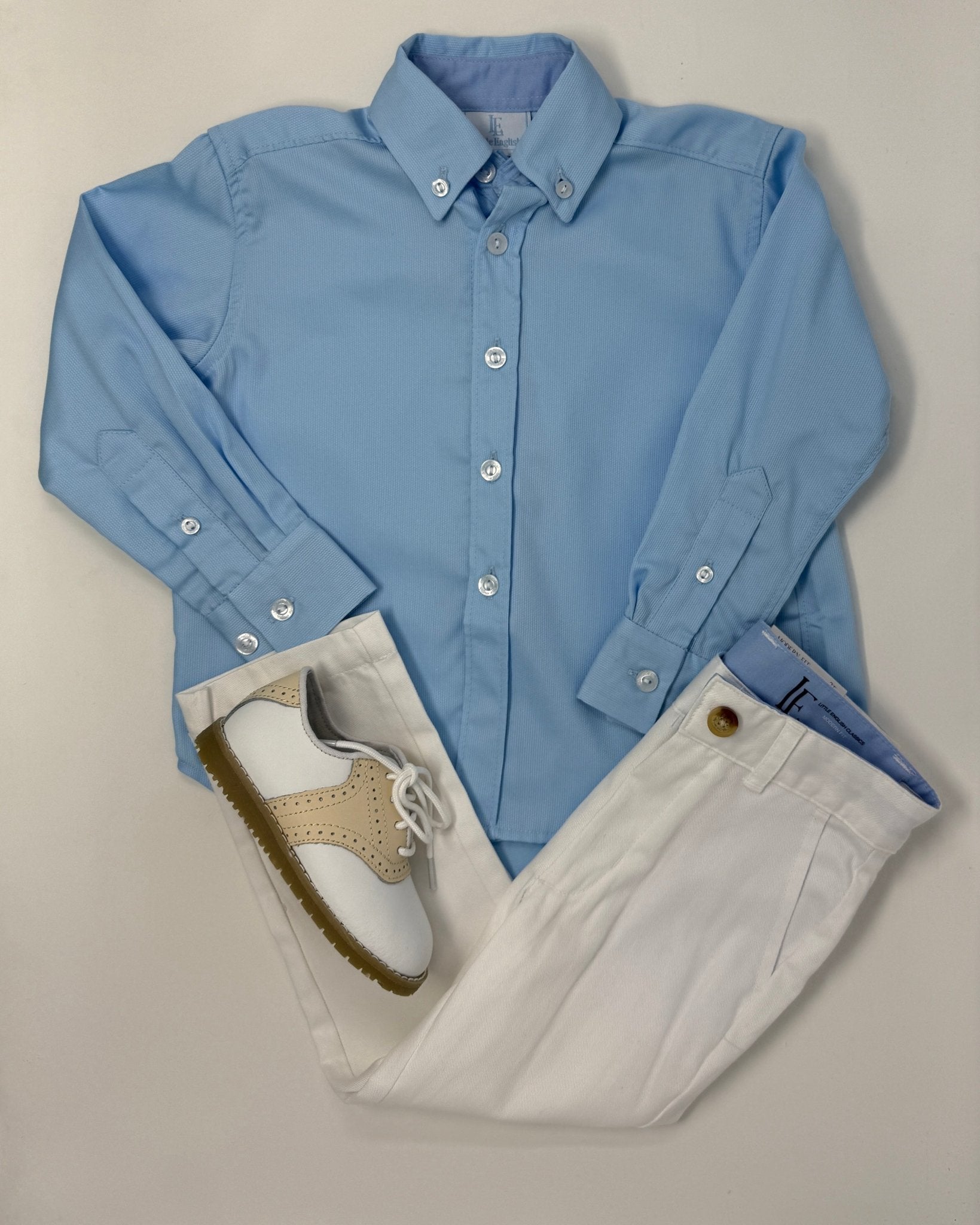 Classic Pant - White Twill Boys Pants Little English