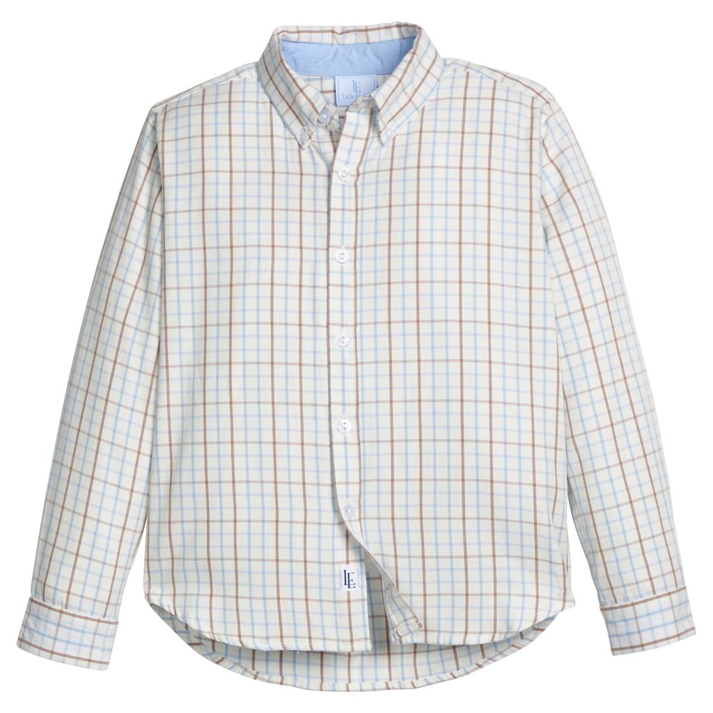 Button Down Shirt - Winthrop Plaid Boys Shirts + Polos Little English