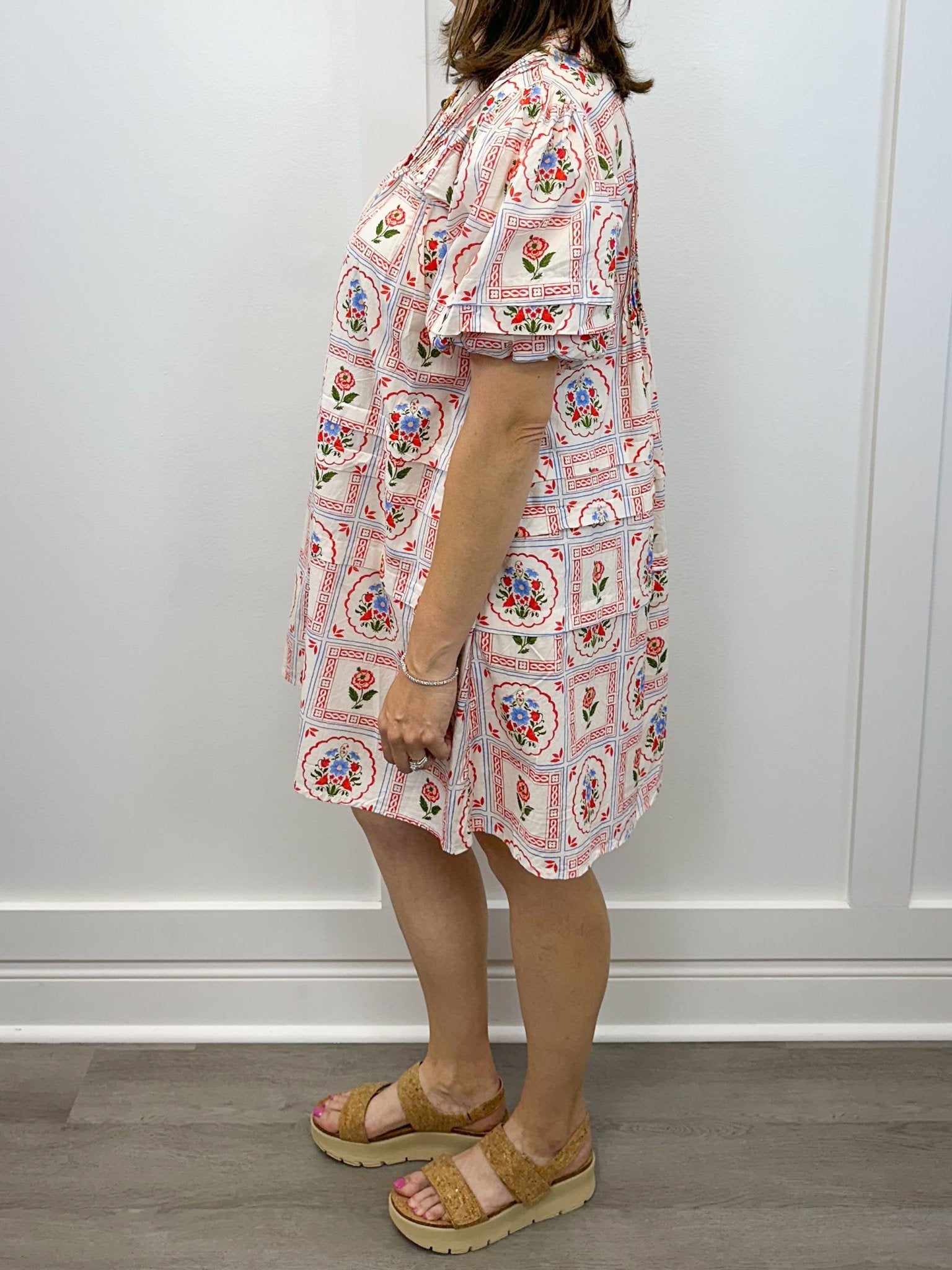 Camille Dress - Perennial Blooms Short Dresses Marigold