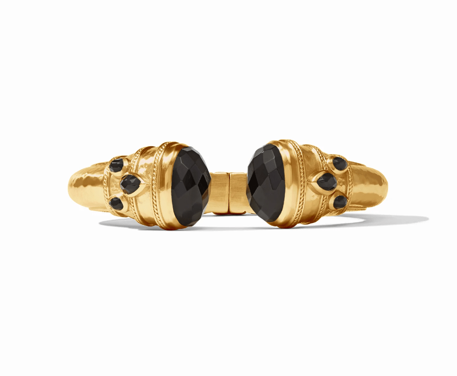 Cannes Cuff - Obsidian Black Bracelets Julie Vos