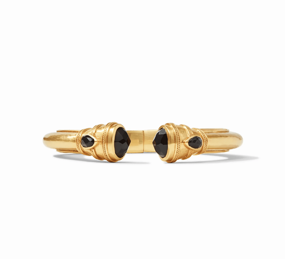 Cannes Demi Cuff - Obsidian Black Bracelets Julie Vos