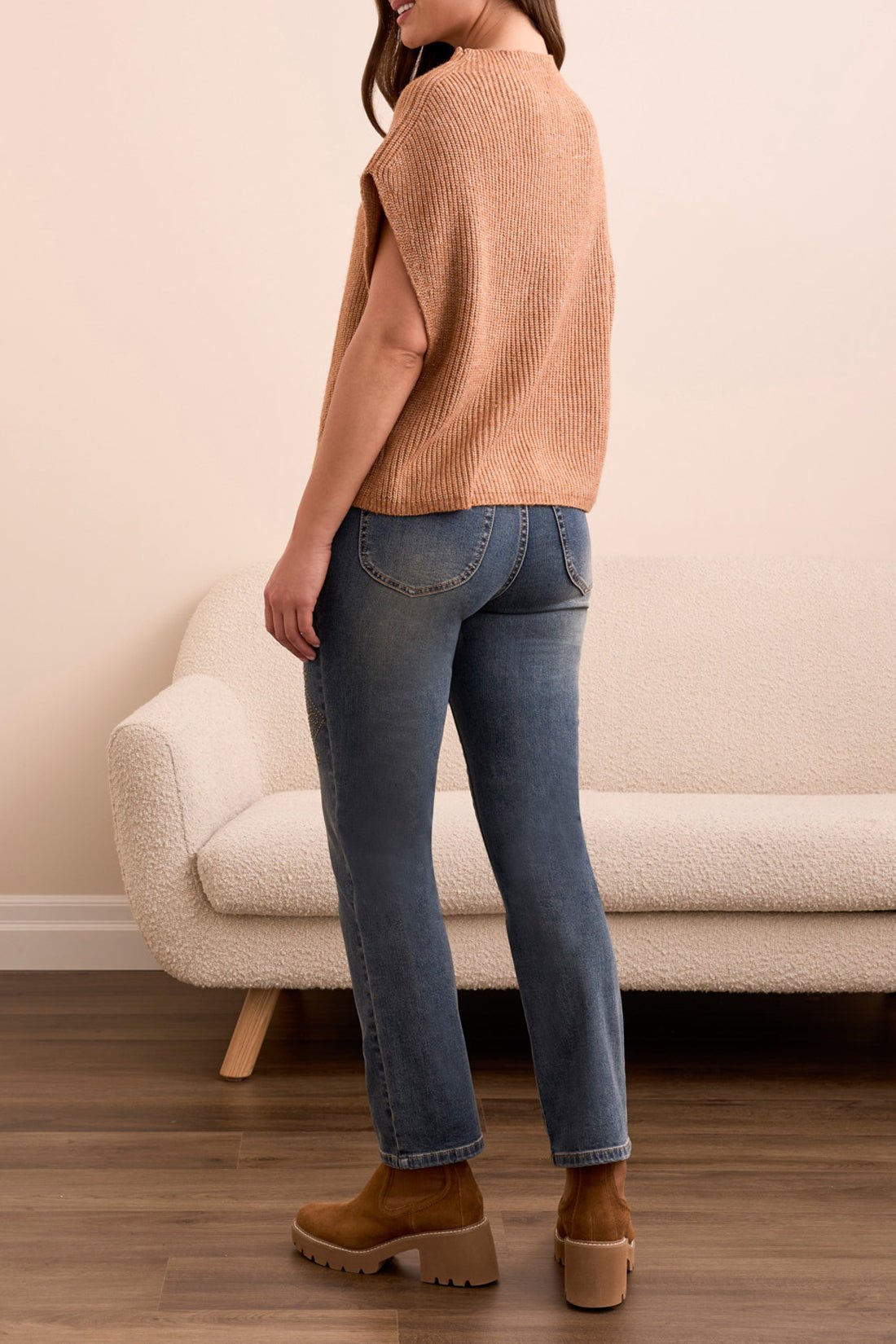 Cap Sleeve Sweater - Bran Sweaters Tribal