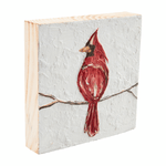 Cardinal Plaque Home Decor Mudpie