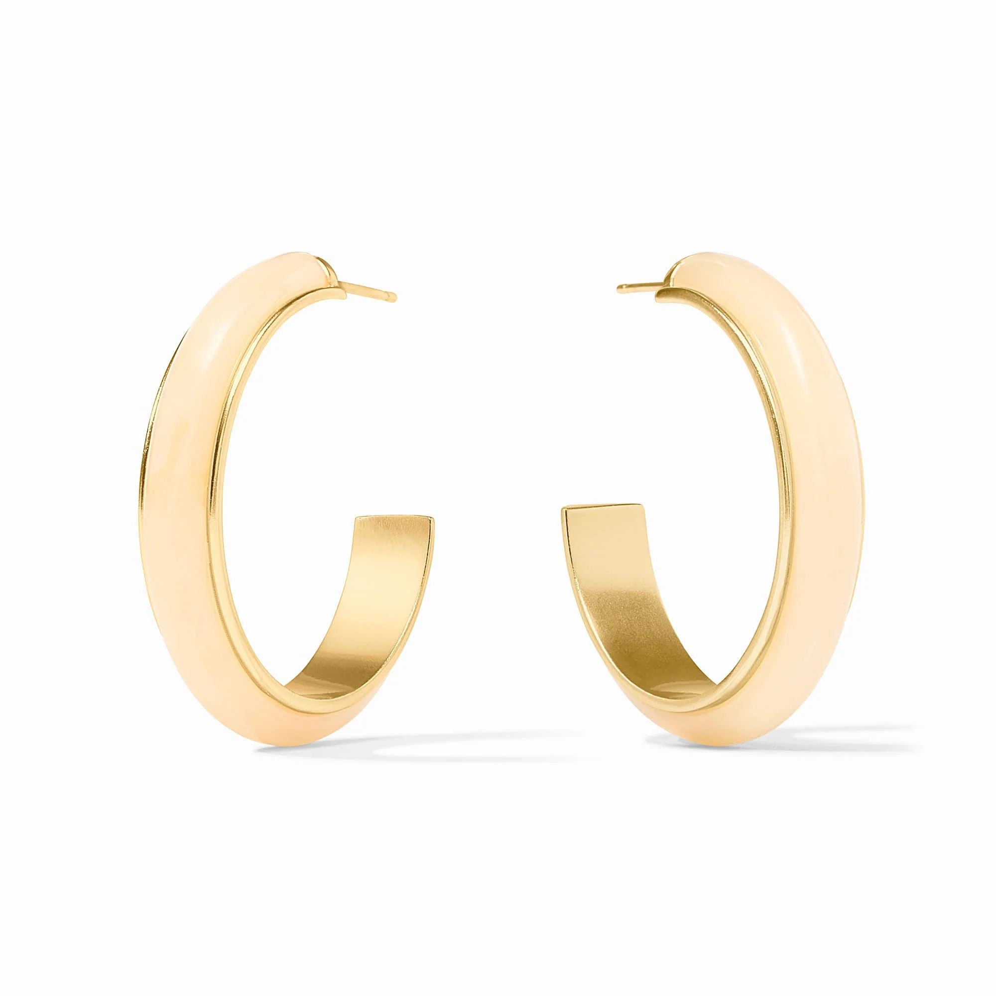 Carnaby Hoop - Ivory - Large Earrings Julie Vos