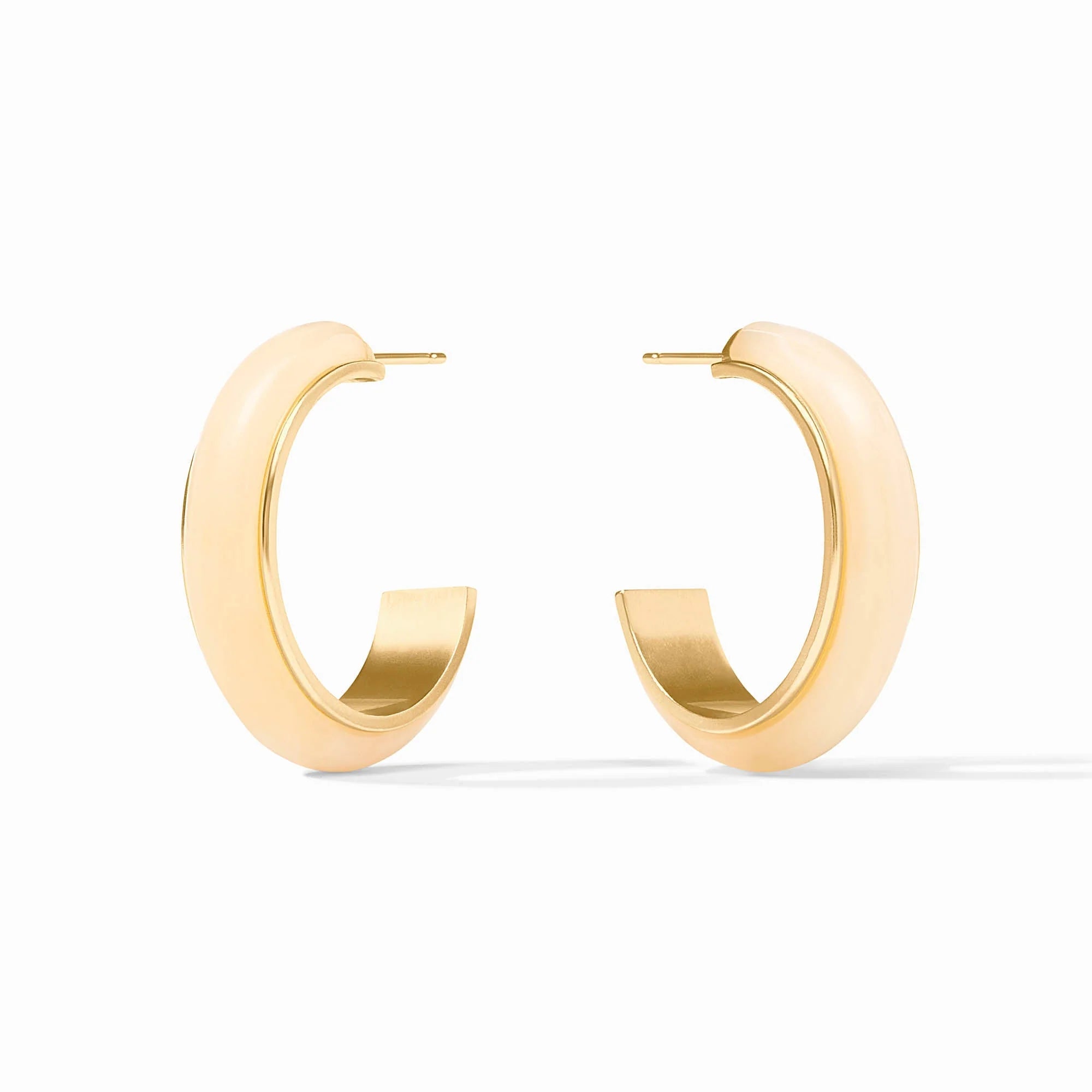 Carnaby Hoop - Ivory - Medium Earrings Julie Vos