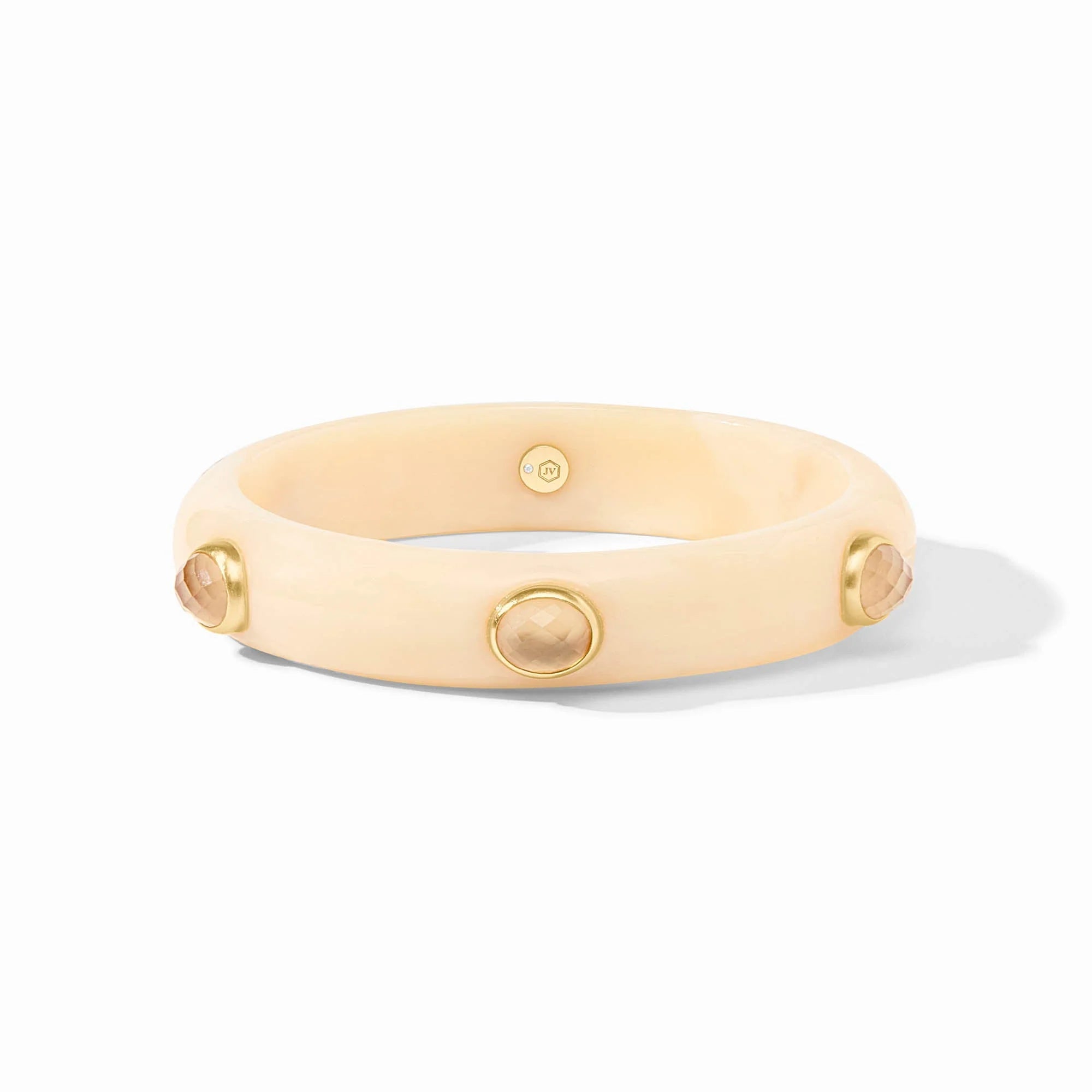 Carnaby Stone Bangle - Ivory Bracelets Julie Vos