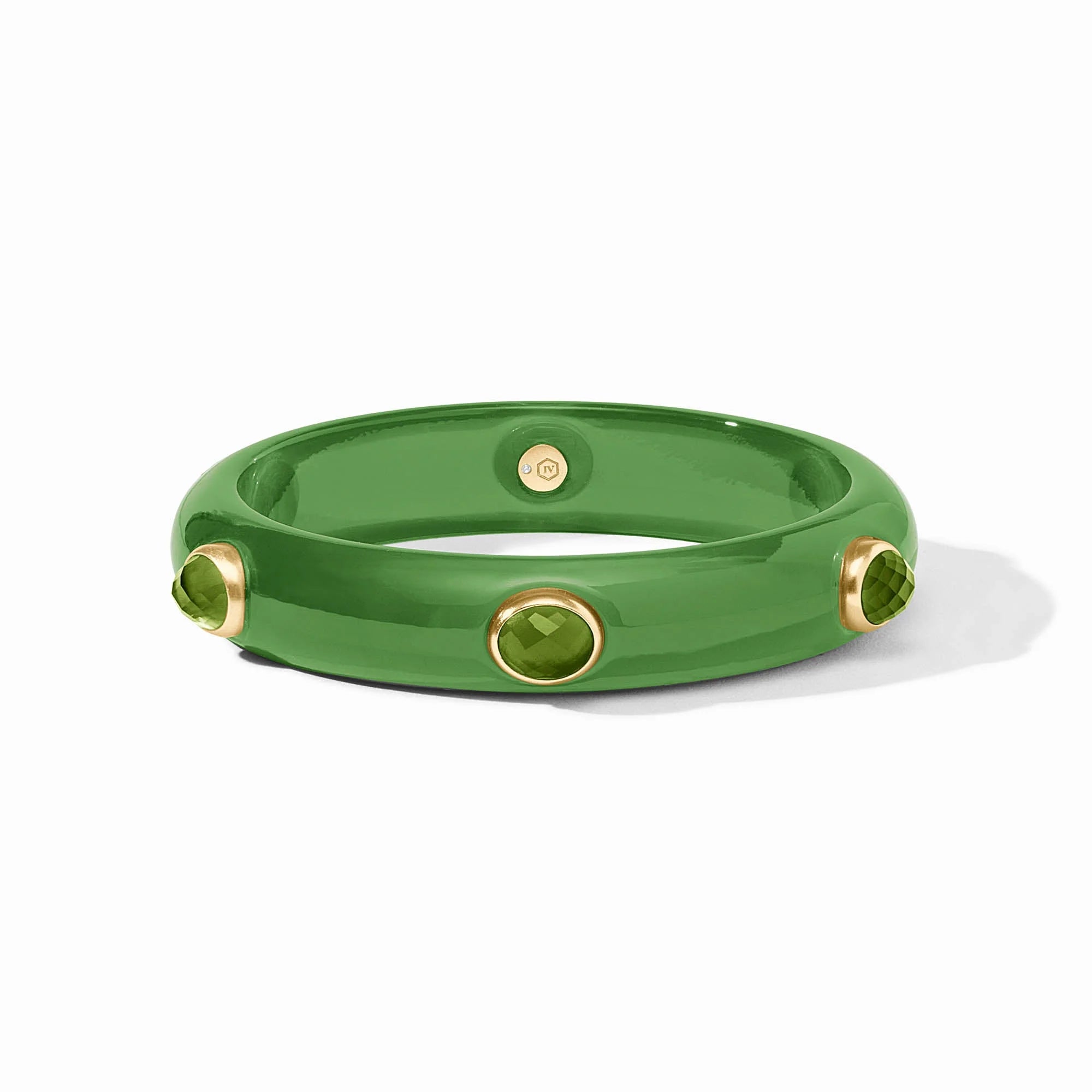 Carnaby Stone Bangle - Palmetto Green Bracelets Julie Vos