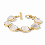 Catalina Stone Bracelet - Iridescent Clear Crystal Bracelets Julie Vos